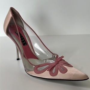 Vintage George Mang Pink and Vinyl Pump Size 37